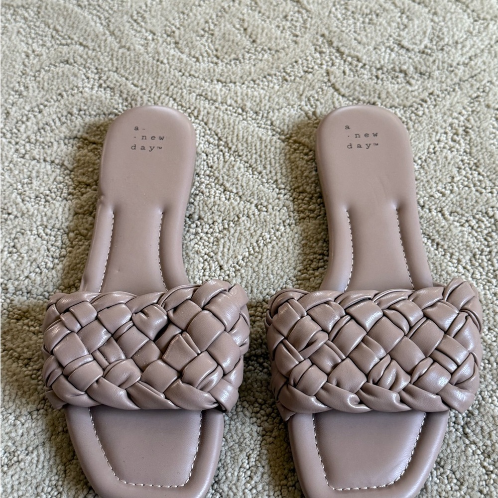A New Day Woven Slide Sandals